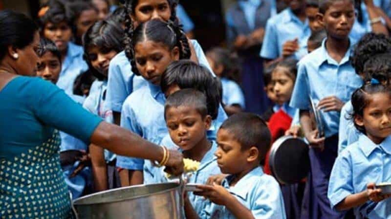 Midday meal scheme in India